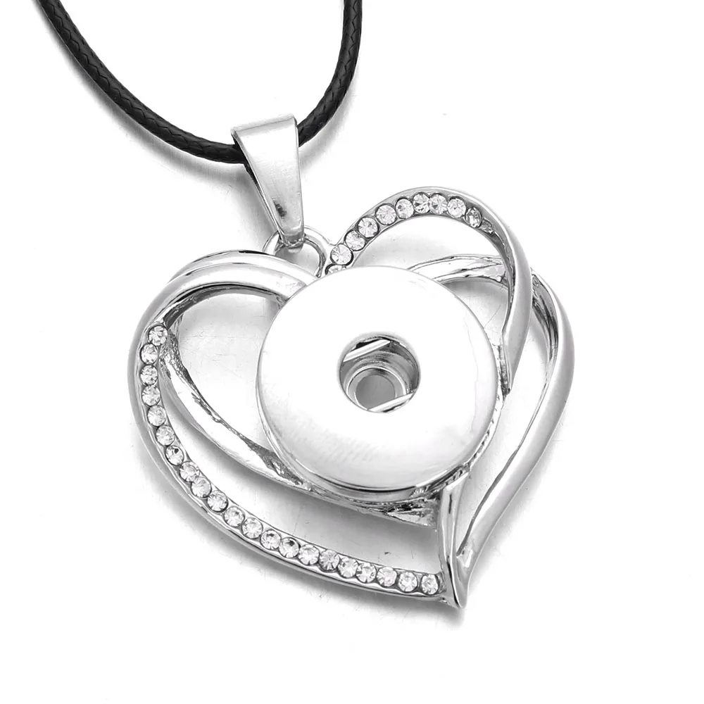 2018 New Snap Jewelry Crystal Heart Pendant Snap Necklace 18mm Snap Button Jewelry Women Pendant Necklace With Chains
2018 New Snap Jewelry Crystal Heart Pendant Snap Necklace 18mm Snap Button Jewelry Women Pendant Necklace With Chains
