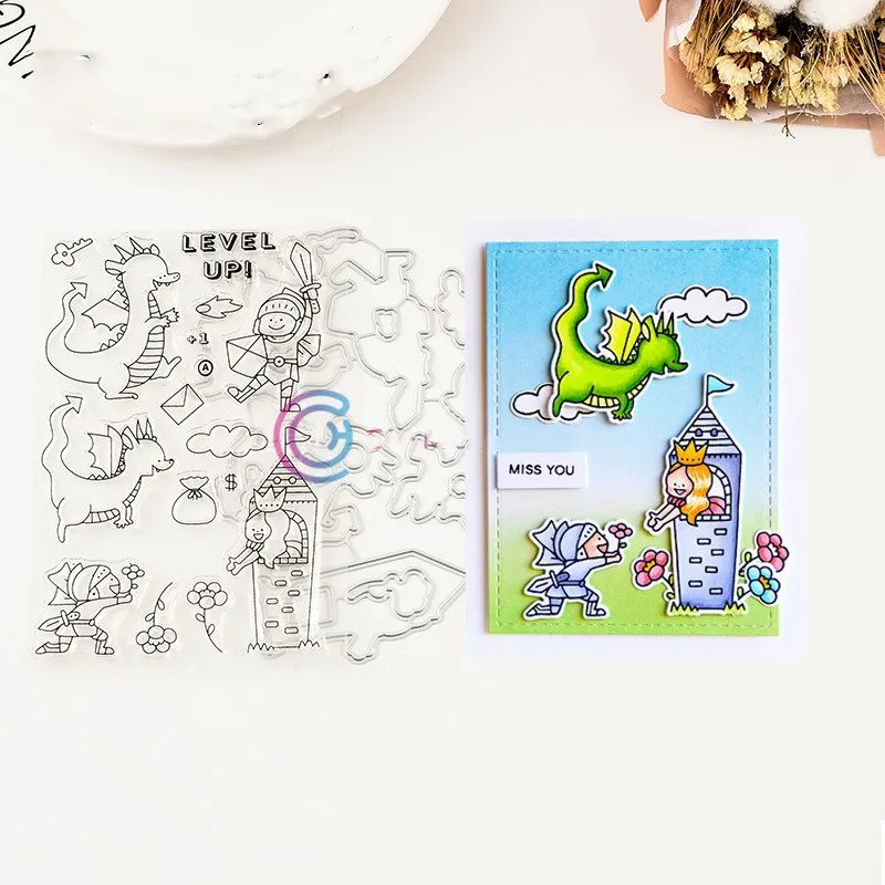 Dinosaur Transparent Clear stamp and cutting dies DIY Silicone Seals Scrapbooking /Card Making/Photo Album Decoration
Dinosaur Transparent Clear stamp and cutting dies DIY Silicone Seals Scrapbooking /Card Making/Photo Album Decoration
