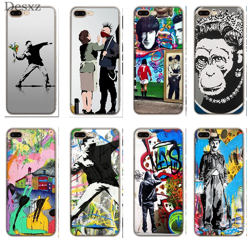 Case Cover for iPhone 8 7 6 6S Plus iPhone 11 Pro X XS XR MAX 5 5S SE Street Art Banksy Graffiti Panda 
Case Cover for iPhone 8 7 6 6S Plus iPhone 11 Pro X XS XR MAX 5 5S SE Street Art Banksy Graffiti Panda