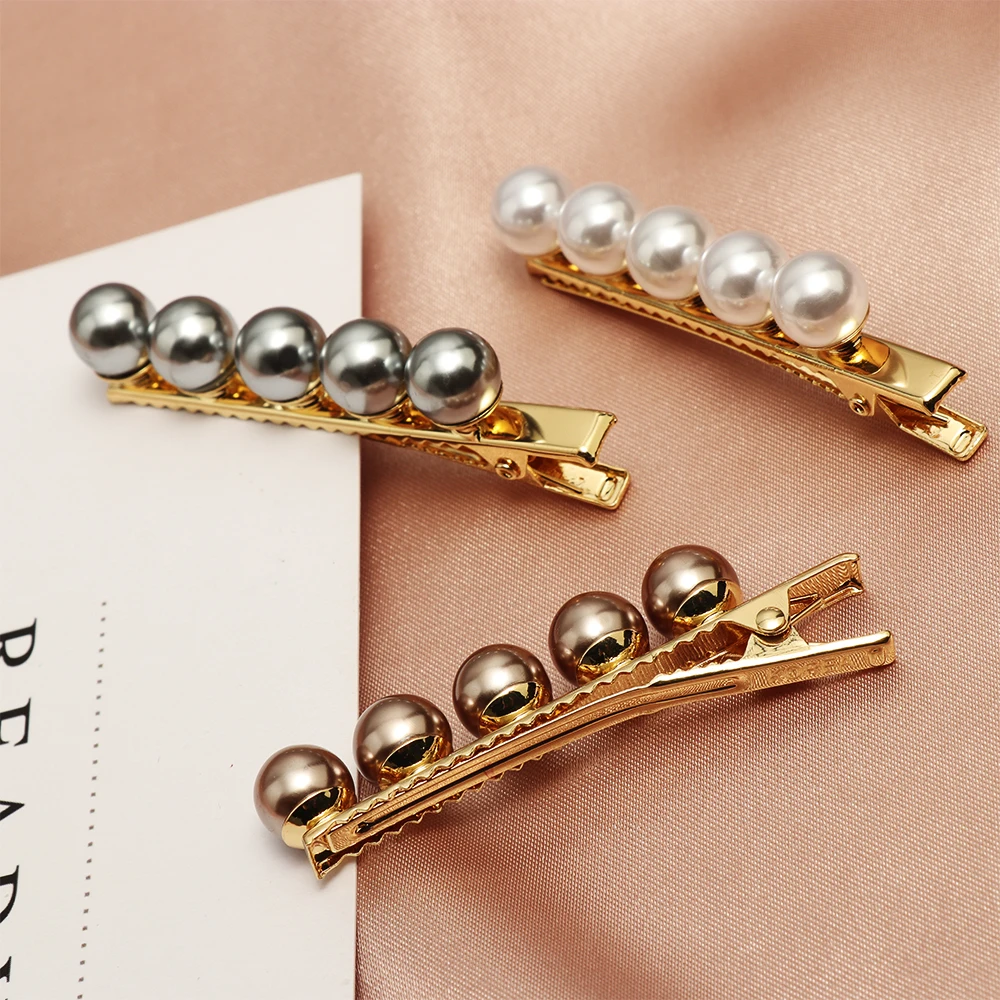 Korean Style Simple Metal Hairgrip Pearl Hair Clips for Women Girls Sweet Hairpins Barrette Bobby Pin Headwear Hair Jewelry
Korean Style Simple Metal Hairgrip Pearl Hair Clips for Women Girls Sweet Hairpins Barrette Bobby Pin Headwear Hair Jewelry