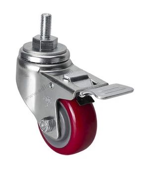 1PC EDL Medium 3 Inch Casters Wheels 150Kg Polyurethane Wheels Castors Thread Screw Bearing Brake Roller Industrial for trolley
1PC EDL Medium 3 Inch Casters Wheels 150Kg Polyurethane Wheels Castors Thread Screw Bearing Brake Roller Industrial for trolley