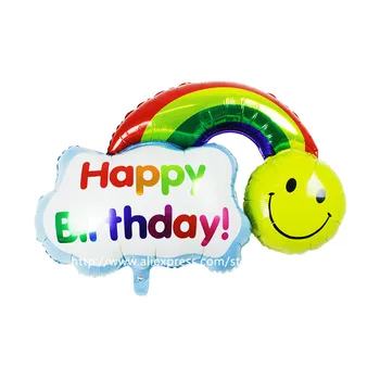 20pcs/lot Giant Smile Face wedding Foil Balloons Rainbow Shape Balloon Happy Birthday Party Decoration Ball
20pcs/lot Giant Smile Face wedding Foil Balloons Rainbow Shape Balloon Happy Birthday Party Decoration Ball