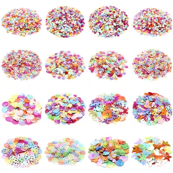 100-2000pcs Variety Loose Sequins Paillette Sewing For Wedding Decoration DIY Scrapbook Craft Clothing Decor Button
100-2000pcs Variety Loose Sequins Paillette Sewing For Wedding Decoration DIY Scrapbook Craft Clothing Decor Button