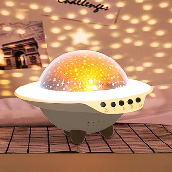Bluetooth Version UFO Star Projector Lamp Sleep Night Lights Rotating Lamp linterna linterna led recargable de alta potencia
Bluetooth Version UFO Star Projector Lamp Sleep Night Lights Rotating Lamp linterna linterna led recargable de alta potencia