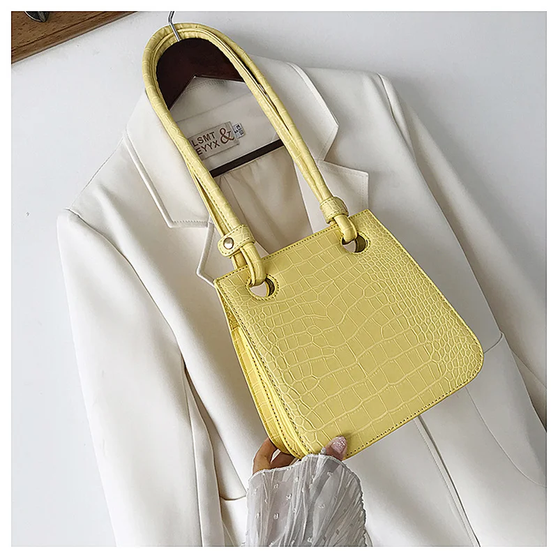 Retro Candy Color Handbag 2019 New Crocodile Pattern Small Square Shoulder Messenger Bag Brand Designer Crossbody Bag for Lady
Retro Candy Color Handbag 2019 New Crocodile Pattern Small Square Shoulder Messenger Bag Brand Designer Crossbody Bag for Lady