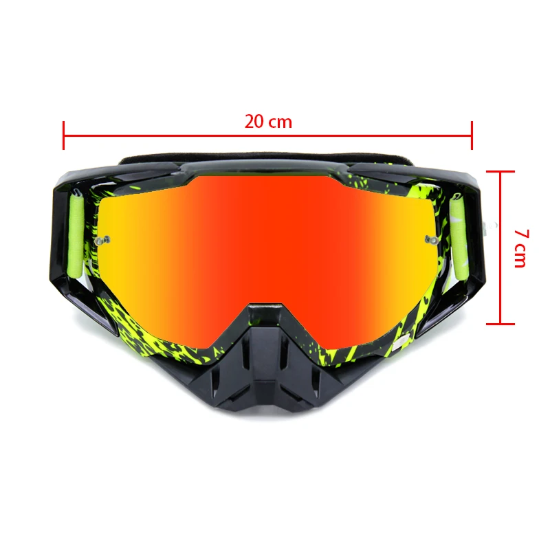 Nuoxintr Motorcycle Glasses Goggles Off Road Moto Motorbike Skis Sport MX Gafas for Fox Motocross Racing Dirt Bike Goggles