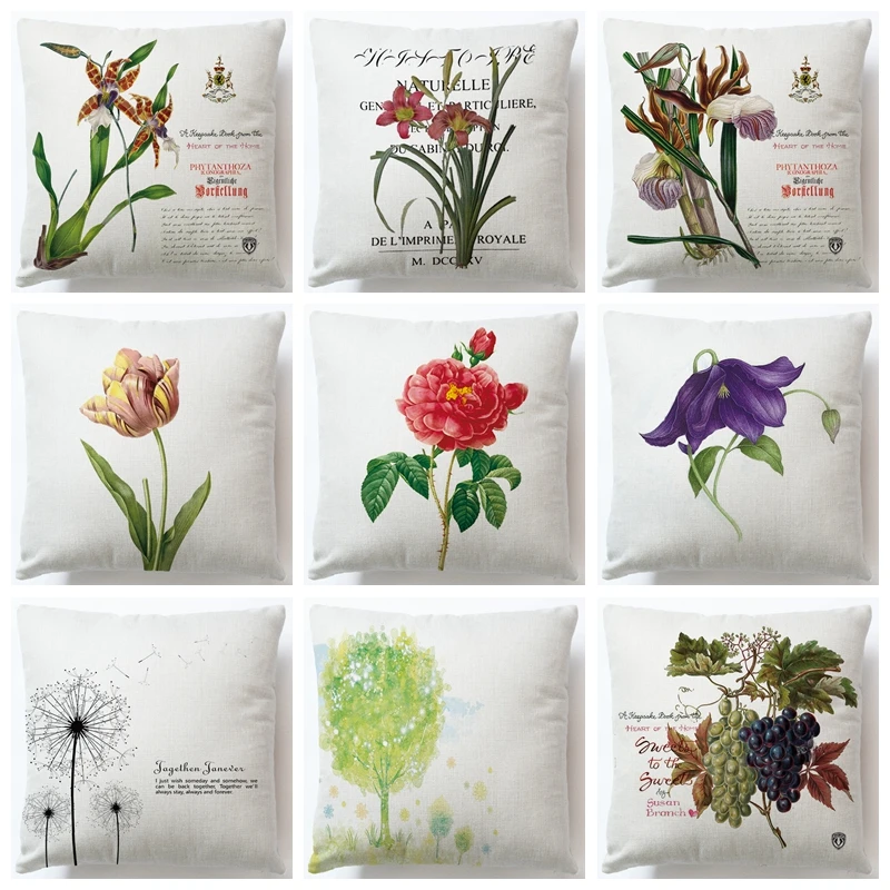 Flower Pattern Pillow Cushion Cover Plant Home Decor Cojines Decorativos Para Sofa Vintage Modern Cusion Cover
Flower Pattern Pillow Cushion Cover Plant Home Decor Cojines Decorativos Para Sofa Vintage Modern Cusion Cover