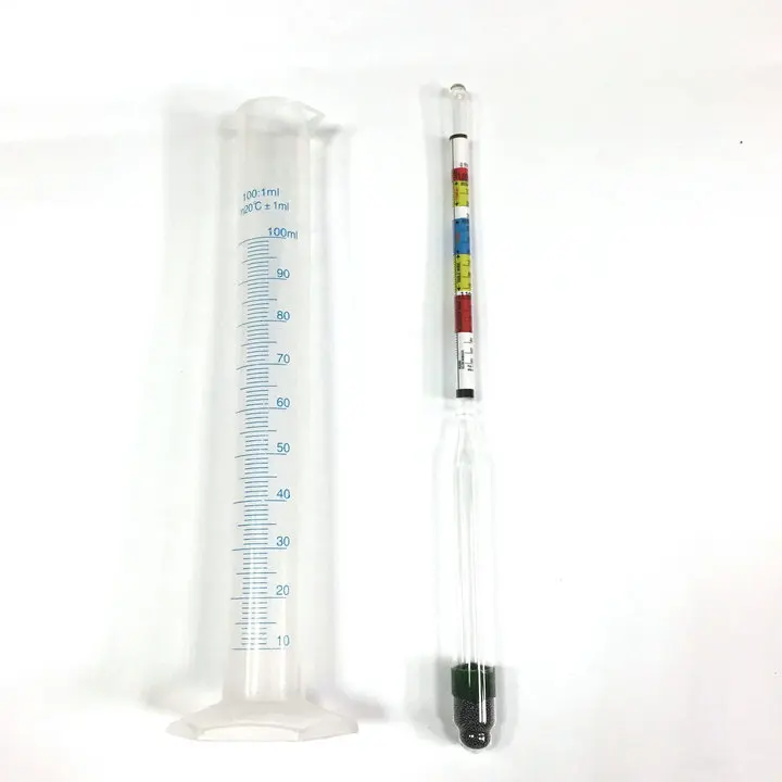 Triple Scale Hydrometer & Test Graduated Cylinder Combo Brewing Kit Homebrew Beer Wine Making
Triple Scale Hydrometer & Test Graduated Cylinder Combo Brewing Kit Homebrew Beer Wine Making