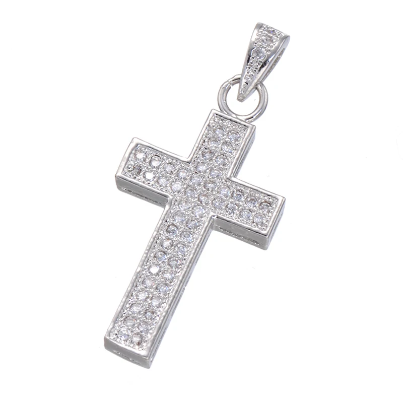 Copper Jewelry Elegant Zircon Cross Floating Charms For Necklace Jewelry Making Vintage Micro Pave Pendants Charms Wholesale
Copper Jewelry Elegant Zircon Cross Floating Charms For Necklace Jewelry Making Vintage Micro Pave Pendants Charms Wholesale