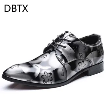 Men's Leather Shoes Oxfrds British Style Casual Brogue Shoes Breathable Patent Leather Men Flat Shoes High Quality 616
Men's Leather Shoes Oxfrds British Style Casual Brogue Shoes Breathable Patent Leather Men Flat Shoes High Quality 616