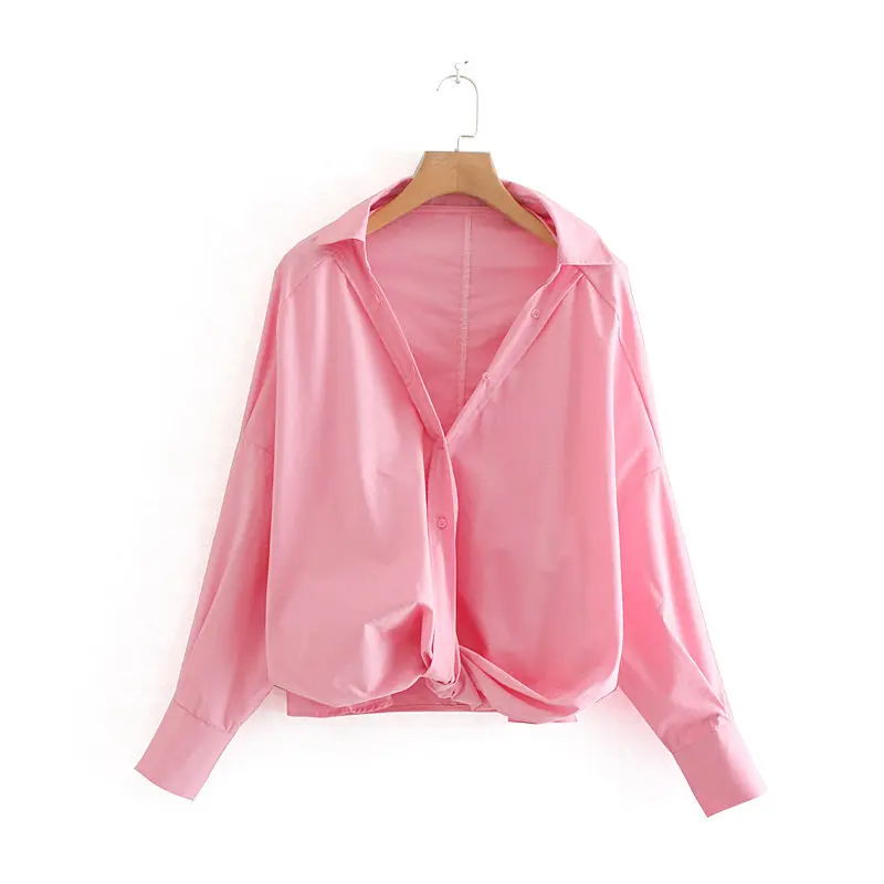 Solid Women Chic Knot Design Oversize Shirt Leisure Female Long Sleeves Blouse 2019 Summer Loose Tops S5909
Solid Women Chic Knot Design Oversize Shirt Leisure Female Long Sleeves Blouse 2019 Summer Loose Tops S5909