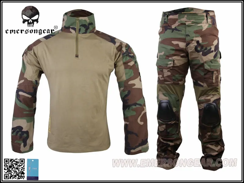 Military Tactical Clothes Airsoft Hunting EMERSON BDU Uniform Combat Gen2 Shirt&Pants Knee Elbow Pad Woodland EM6974 WL
Military Tactical Clothes Airsoft Hunting EMERSON BDU Uniform Combat Gen2 Shirt&Pants Knee Elbow Pad Woodland EM6974 WL