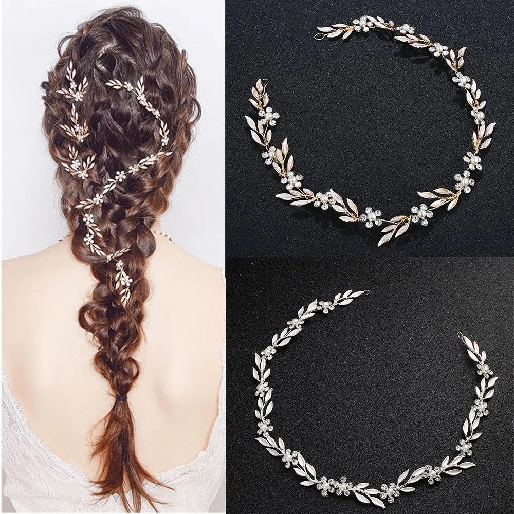 2019 Delicate Crystal Pearl Leaves Bridal Headwear Handmade Elegant Wedding Hair Accessories Luxury Tiara Hair Pin Hairband
2019 Delicate Crystal Pearl Leaves Bridal Headwear Handmade Elegant Wedding Hair Accessories Luxury Tiara Hair Pin Hairband