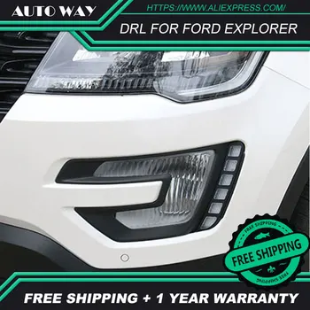 Free shipping ! 12V 6000k LED DRL Daytime running light case for Ford Explorer 2016 2017 fog lamp frame Fog light Car styling
Free shipping ! 12V 6000k LED DRL Daytime running light case for Ford Explorer 2016 2017 fog lamp frame Fog light Car styling