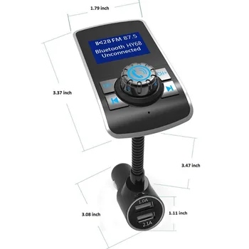 Dual USB Car Charger Bluetooth In Car MP3 FM Transmitter Wireless MP3 Player LCD Charger Handsfree
Dual USB Car Charger Bluetooth In Car MP3 FM Transmitter Wireless MP3 Player LCD Charger Handsfree