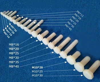 M6 M8 M10 Nylon screw Bolt Plastic bolts Hexagon Head,LED celling light insulation Light fastener Aircraft model,anti corrision
M6 M8 M10 Nylon screw Bolt Plastic bolts Hexagon Head,LED celling light insulation Light fastener Aircraft model,anti corrision