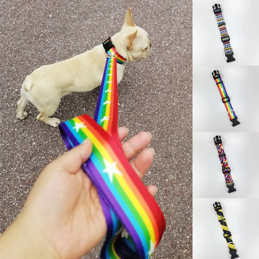 Dog Collar New Pattern Printing Adjustable Nylon Collar for Small Medium Large Dogs Floral Collars, Soft & Comfy &Made Well
Dog Collar New Pattern Printing Adjustable Nylon Collar for Small Medium Large Dogs Floral Collars, Soft & Comfy &Made Well