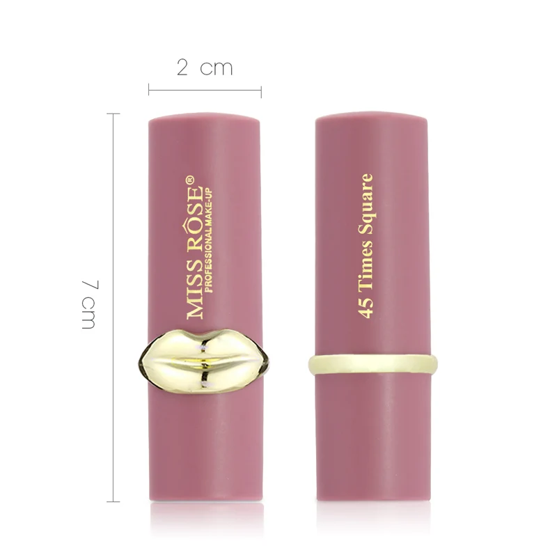 MISS ROSE Lip Shape Lipstick Red Beauty Matte Lipstick Lasting Waterproof Easy To Color Ruby Rose Lip Makeup Cheap Lipsticks
MISS ROSE Lip Shape Lipstick Red Beauty Matte Lipstick Lasting Waterproof Easy To Color Ruby Rose Lip Makeup Cheap Lipsticks