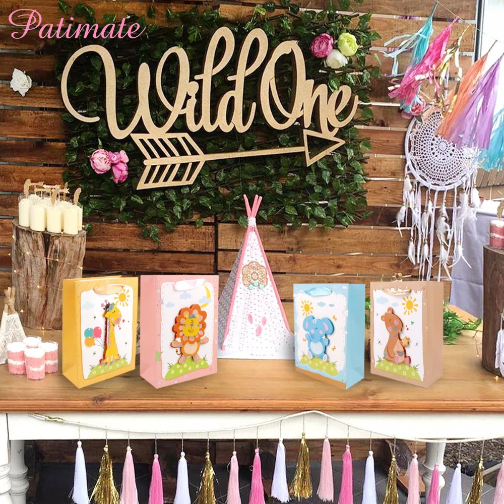 PATIMATE Safari Jungle Party Gift Bags Wrapping Supplies Gift Box Packaging Candy Box Animals Baby Shower Boy Girl Party Favors
PATIMATE Safari Jungle Party Gift Bags Wrapping Supplies Gift Box Packaging Candy Box Animals Baby Shower Boy Girl Party Favors