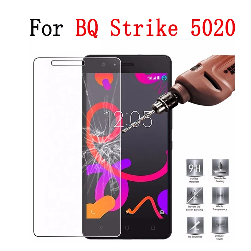 Tempered Glass Screen Protector For BQ Strike 5020 On BQS5020 Protective Films Transparent 9H 2.5D Premium Protection Film Guard
Tempered Glass Screen Protector For BQ Strike 5020 On BQS5020 Protective Films Transparent 9H 2.5D Premium Protection Film Guard