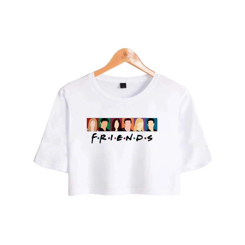Friends Print Fashion Kpop Tops Short Sleeve Short T-shirt Women Summer Crop Top Hip Hop Sexy Clothes
Friends Print Fashion Kpop Tops Short Sleeve Short T-shirt Women Summer Crop Top Hip Hop Sexy Clothes