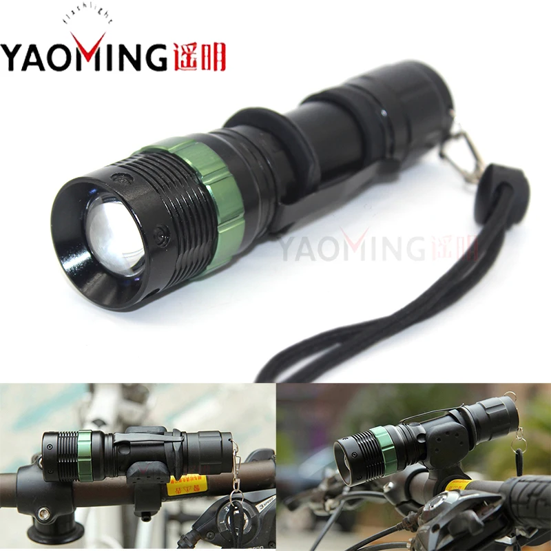 

2000 Lumen Zoomable CREE Q5 Torch Zoom Lamp Light LED Flashlight Camping Tactical Police Light by 18650 or 3*AAA Black linternas