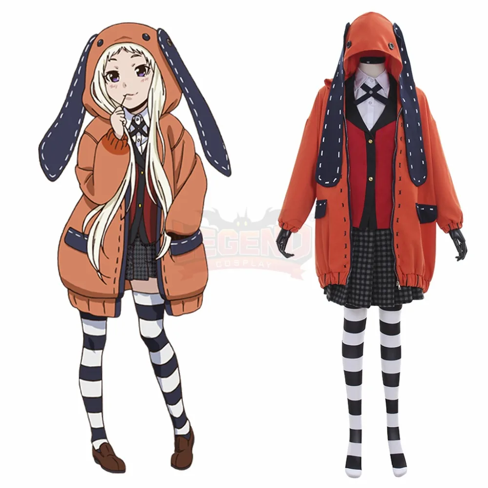 Kakegurui Compulsive Gambler Runa Yomozuki Cosplay Costume Adult Kakegurui Compulsive Gambler Runa Yomozuki Cosplay Costume Adult