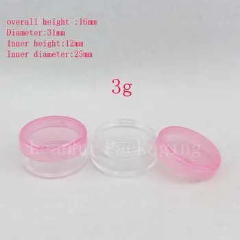 3g X 100 empty sample plastic jars,Mini 3g cream containers ,cosmetic bottles 3ml balm sample pot ,cosmetic cream jar tin bottle
3g X 100 empty sample plastic jars,Mini 3g cream containers ,cosmetic bottles 3ml balm sample pot ,cosmetic cream jar tin bottle
