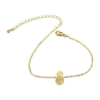 10PCS Dainty Gifts BFF Jewelry Minimalism Pineapple Stainless Steel Rose Gold Simple Hollow Ananas Bracelet Femme Bff
10PCS Dainty Gifts BFF Jewelry Minimalism Pineapple Stainless Steel Rose Gold Simple Hollow Ananas Bracelet Femme Bff