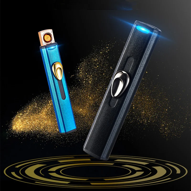Portable USB Lighter Rechargeable Electonic Cigarette Lighter Windproof Wireless Push Up Double Side Plasma Arc Lighter
Portable USB Lighter Rechargeable Electonic Cigarette Lighter Windproof Wireless Push Up Double Side Plasma Arc Lighter