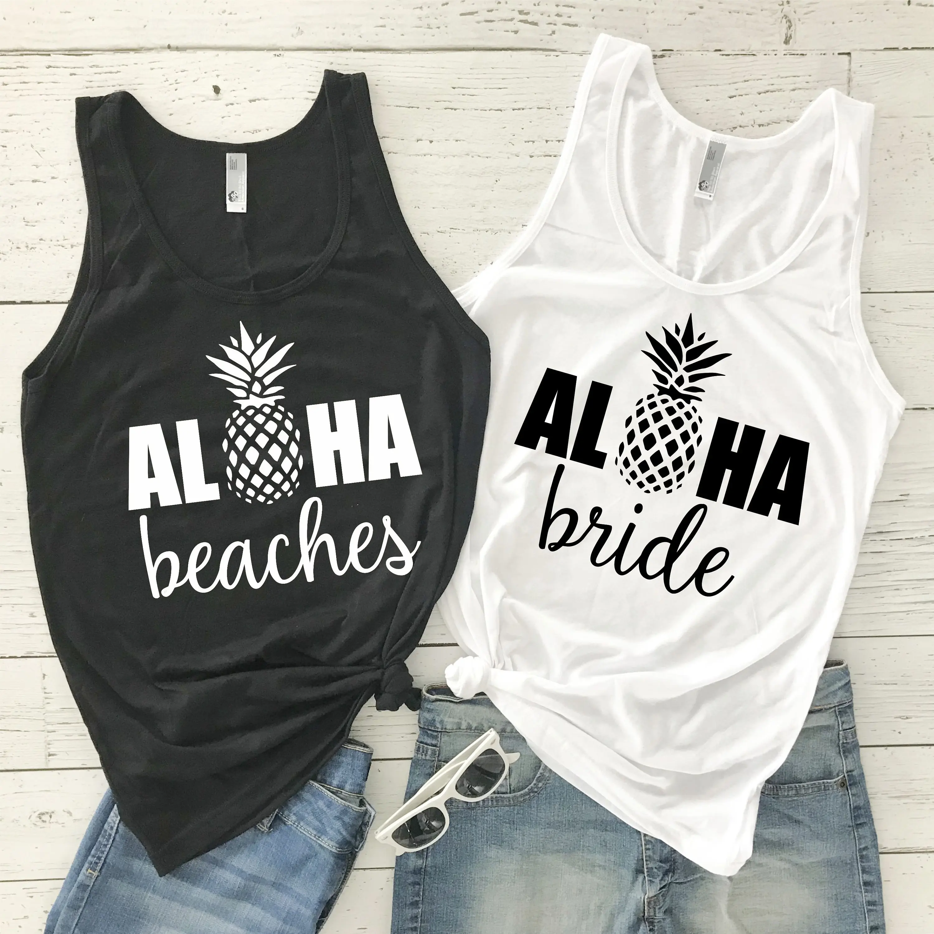 Loha Beaches Women Sleeveless Tank Top Aloha Bride Shirt Causal Bachelorette Tank Pineapple Print Off Shoulder Vest Graphic Tee
Loha Beaches Women Sleeveless Tank Top Aloha Bride Shirt Causal Bachelorette Tank Pineapple Print Off Shoulder Vest Graphic Tee