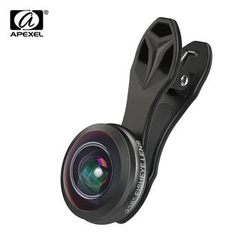 APEXEL Super Fish eye fisheye Lens 238 degree 0.2X Super Wide Angle Cell Phone Camera Lens Kit for iPhone 6s 7Xiaomi phones 238F
APEXEL Super Fish eye fisheye Lens 238 degree 0.2X Super Wide Angle Cell Phone Camera Lens Kit for iPhone 6s 7Xiaomi phones 238F
