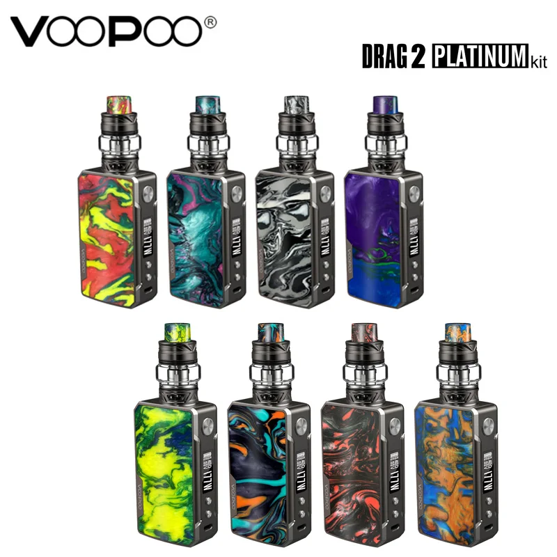 Original Voopoo Drag 2 Platinum Kit 177W Box MOD Vape With 5ML Uforce T2 SubOhm Tank U2 N3 Coil Electronic Cigarette Vaporizer
Original Voopoo Drag 2 Platinum Kit 177W Box MOD Vape With 5ML Uforce T2 SubOhm Tank U2 N3 Coil Electronic Cigarette Vaporizer