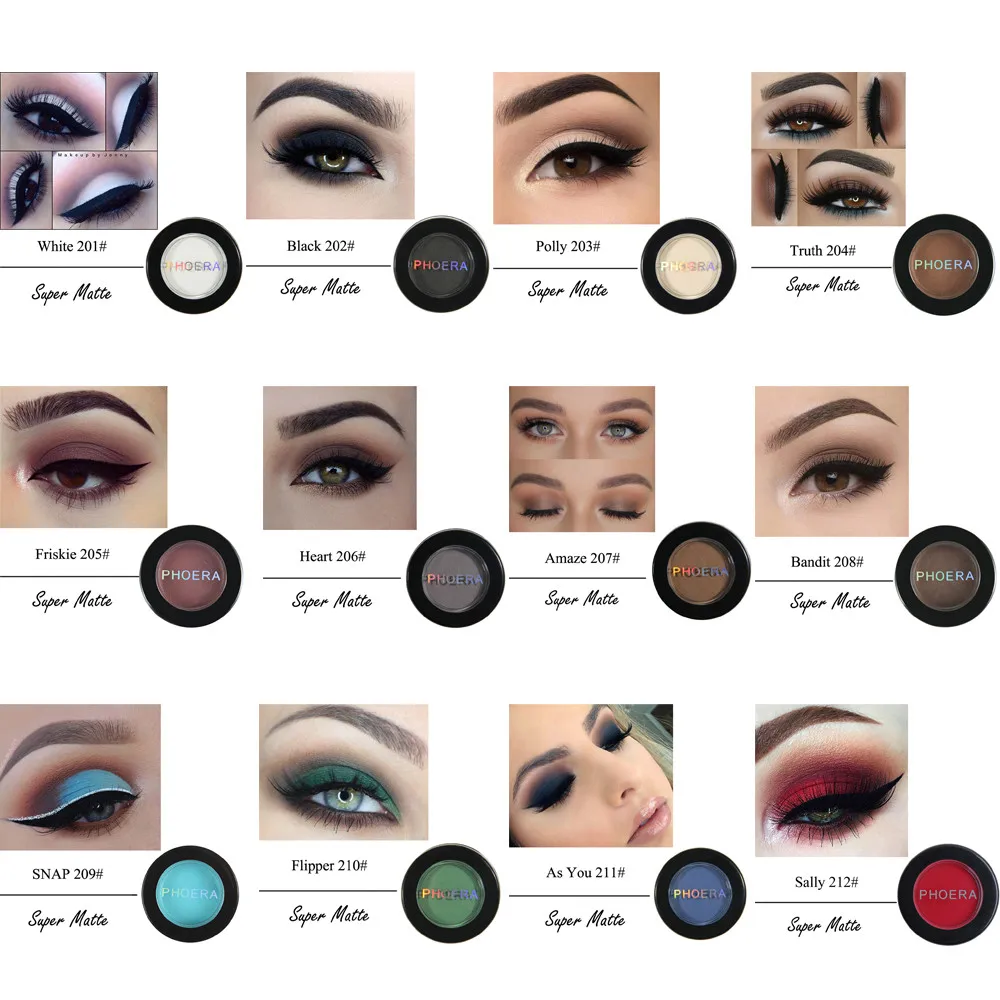 PHOERA Cosmetic Matte Eyeshadow Cream Eye Shadow Makeup Cosmetic eyeshadow pallette glittereye shadow pallette far paleti #05
PHOERA Cosmetic Matte Eyeshadow Cream Eye Shadow Makeup Cosmetic eyeshadow pallette glittereye shadow pallette far paleti #05