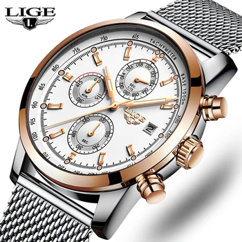 LIGE Fashion Watches Mens Top Brand Luxury Quartz Watch Casual Mesh Belt Watch Sports Business Clock Men Watch Relogio Masculino
LIGE Fashion Watches Mens Top Brand Luxury Quartz Watch Casual Mesh Belt Watch Sports Business Clock Men Watch Relogio Masculino