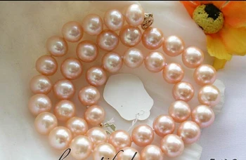 noble women gift 17INCH GOLD CLASP HUGE AAA+ 9-10mm pink round freshwater pearl necklace
noble women gift 17INCH GOLD CLASP HUGE AAA+ 9-10mm pink round freshwater pearl necklace