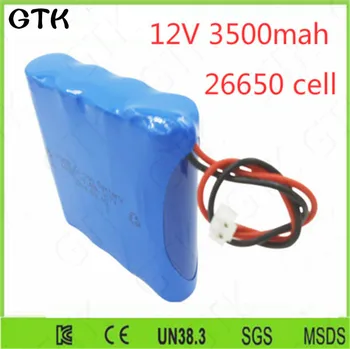 3500mAh 12V LifePo4 battery 12.8V bateria pack 26650 cell lithium for LED lamp searchlight CCTV heating blanket shoes Router
3500mAh 12V LifePo4 battery 12.8V bateria pack 26650 cell lithium for LED lamp searchlight CCTV heating blanket shoes Router