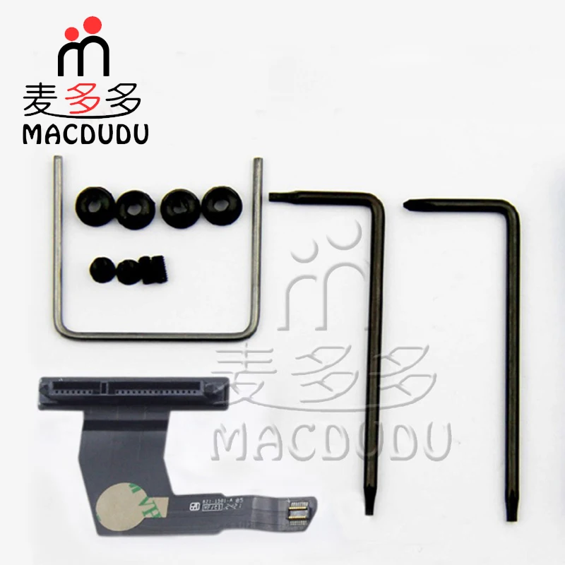 100 компл./лот новый топ жесткий диск шлейф для Mac Mini A1347 P/N. : 821-1501-A | Компьютеры и