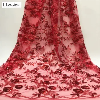African Lace Fabric High Quality French Tulle Lace Fabric 2019 Nigerian Laces Sequins Embroidery Fabric For Wedding ZJ907-23
African Lace Fabric High Quality French Tulle Lace Fabric 2019 Nigerian Laces Sequins Embroidery Fabric For Wedding ZJ907-23