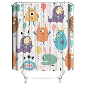 AsyPets Cute Cartoon Animal Print Polyester Waterproof Shower Curtains for Bathroom
AsyPets Cute Cartoon Animal Print Polyester Waterproof Shower Curtains for Bathroom