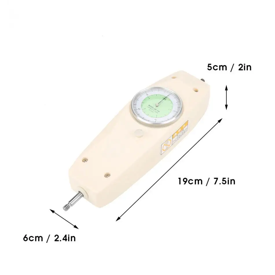 Force Gauge Professional 100N Analog Dynamometer Force Measuring Instrument Tester Push Pull Force Gauge Meter