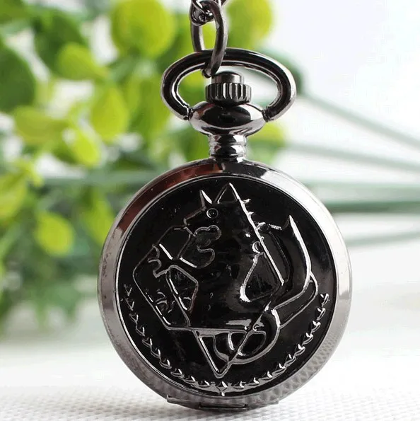 small size Anime Full Metal Alchemist Logo High quality Stainless Steel Pocket Watch Kids GIft Fans Cosplay Toy
small size Anime Full Metal Alchemist Logo High quality Stainless Steel Pocket Watch Kids GIft Fans Cosplay Toy