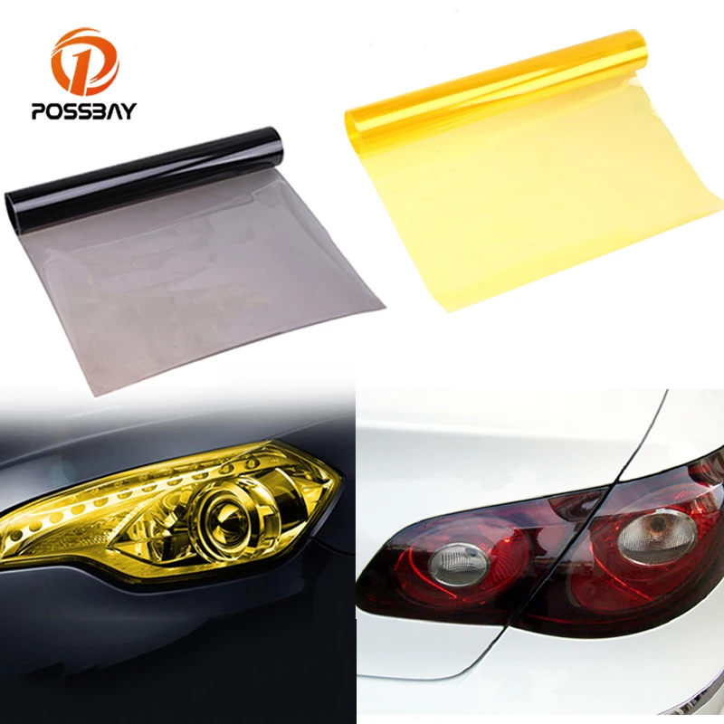 POSSABY Yellow PVC Car Fog Light Tinting Film Sticker Auto Headlight Rear Tail Light Tint Film Sheet Cover Protective Pegatinas
POSSABY Yellow PVC Car Fog Light Tinting Film Sticker Auto Headlight Rear Tail Light Tint Film Sheet Cover Protective Pegatinas