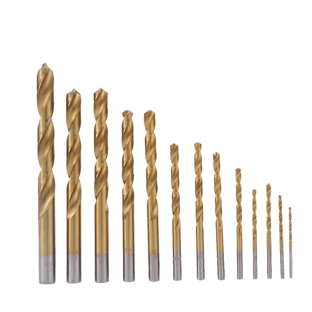 13pcs/set HSS Straight Shank Twist Drill Bit Set High Speed Steel Drill Accessories Woodworking Electrical Drill Tools 1.5-6.5mm
13pcs/set HSS Straight Shank Twist Drill Bit Set High Speed Steel Drill Accessories Woodworking Electrical Drill Tools 1.5-6.5mm