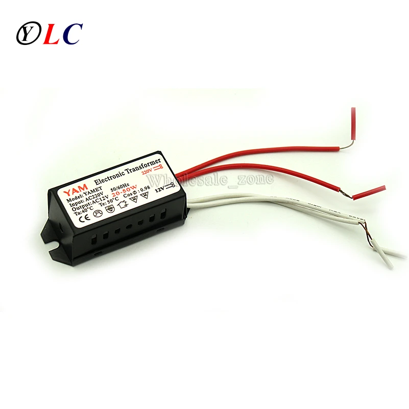 20W - 50W 220V to 12V YAM2050 Halogen Light G4 Quart Bulb LED Driver Power Supply Converter Electronic Transformer
20W - 50W 220V to 12V YAM2050 Halogen Light G4 Quart Bulb LED Driver Power Supply Converter Electronic Transformer