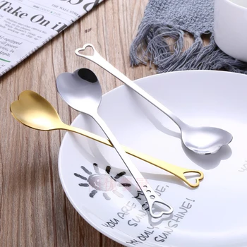 Heart Shape Stainless Steel Coffee Spoon Dessert Sugar Stirring Spoon Ice Cream yogurt Honey Spoon Kitchen Hot Gift with logo
Heart Shape Stainless Steel Coffee Spoon Dessert Sugar Stirring Spoon Ice Cream yogurt Honey Spoon Kitchen Hot Gift with logo