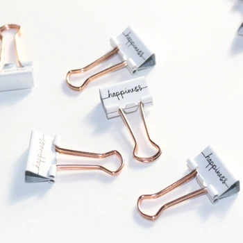 Domikee original creative cute happiness series office school metal binder clips set stationery,fine student paper clips
Domikee original creative cute happiness series office school metal binder clips set stationery,fine student paper clips