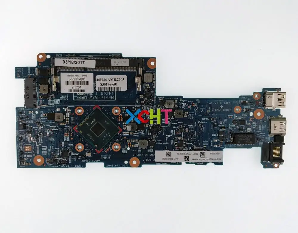 XCHT for HP Pavilion x360 Convertible 11 11T 11-K 11T-K1XX Series 829211-601 UMA CelN3050 Laptop Motherboard Mainboard Tested
XCHT for HP Pavilion x360 Convertible 11 11T 11-K 11T-K1XX Series 829211-601 UMA CelN3050 Laptop Motherboard Mainboard Tested