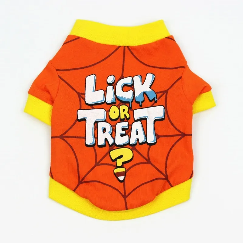 Spider Cobweb Printed Dog Clothes Halloween Costume Puppy Pets Outfits T shirt Dog Clothing For Small Dogs French Bulldog Pug
Spider Cobweb Printed Dog Clothes Halloween Costume Puppy Pets Outfits T shirt Dog Clothing For Small Dogs French Bulldog Pug