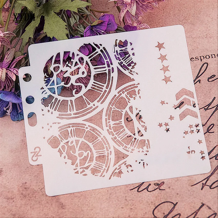 Gear DIY cake scrapbook stencils hollow Embellishments printing lace ruler Valentine's Day
Gear DIY cake scrapbook stencils hollow Embellishments printing lace ruler Valentine's Day